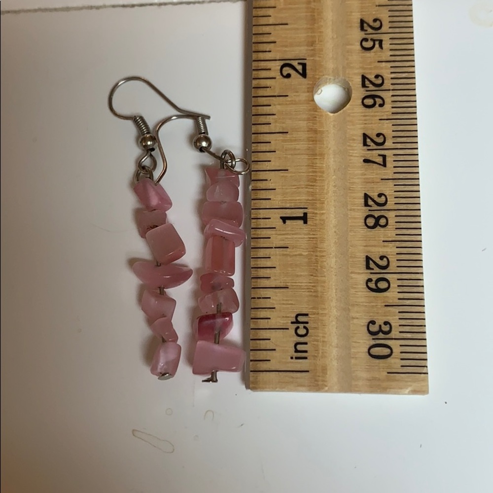 3piece set costume jewelry. Pink shells. - Picture 2 of 3